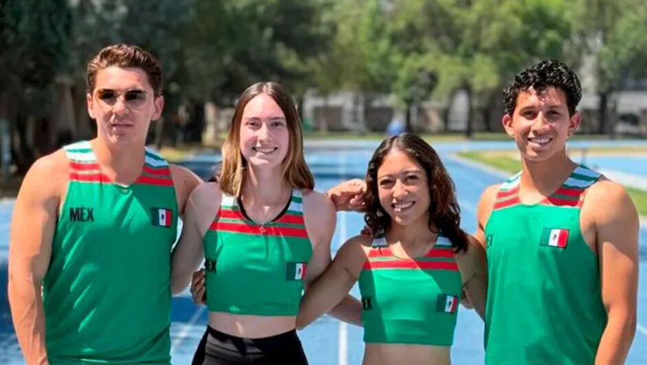 Relevo mexicano 4x100 mixto rompe récord nacional en Mundial de Relevos 2026