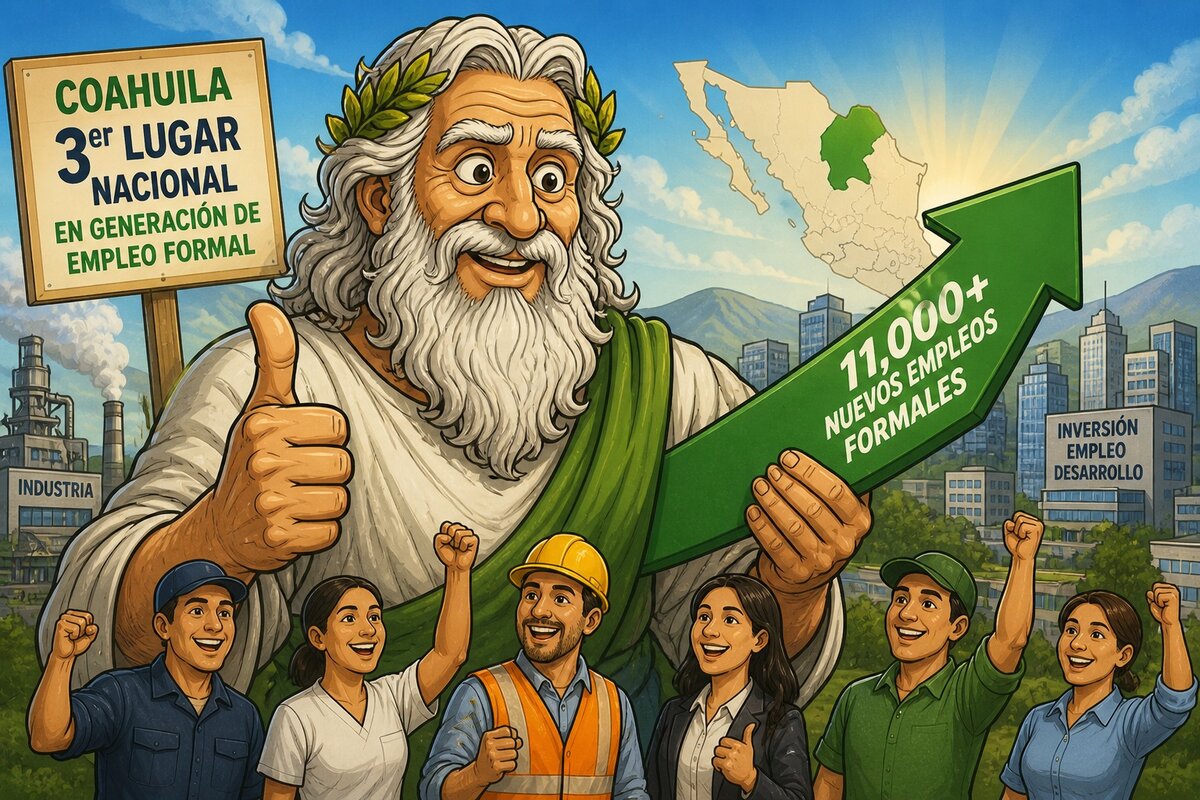 Caricatura Editorial... “Crecimiento laboral en tiempos difíciles”