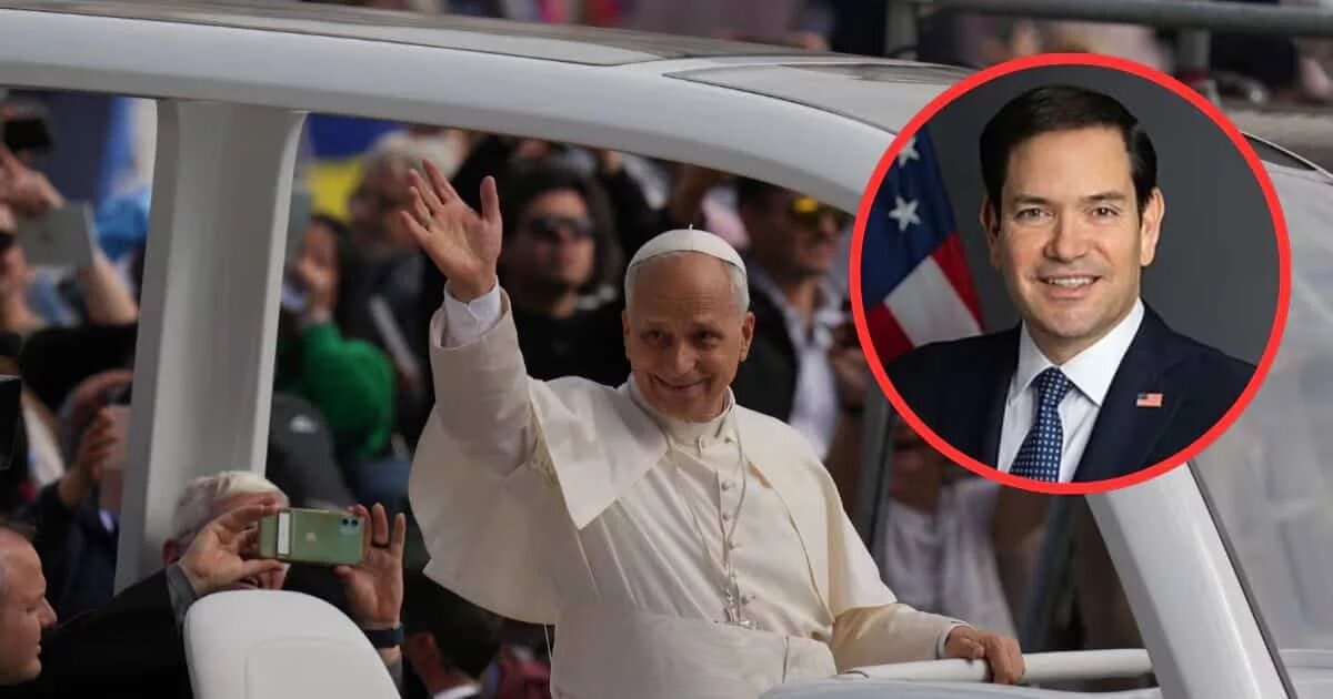Rubio buscará diálogo con el papa León XIV en el Vaticano