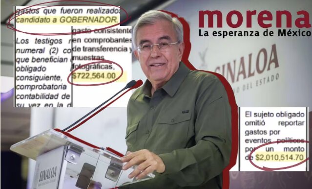INE detectó irregularidades millonarias en campaña de Rubén Rocha en 2021
