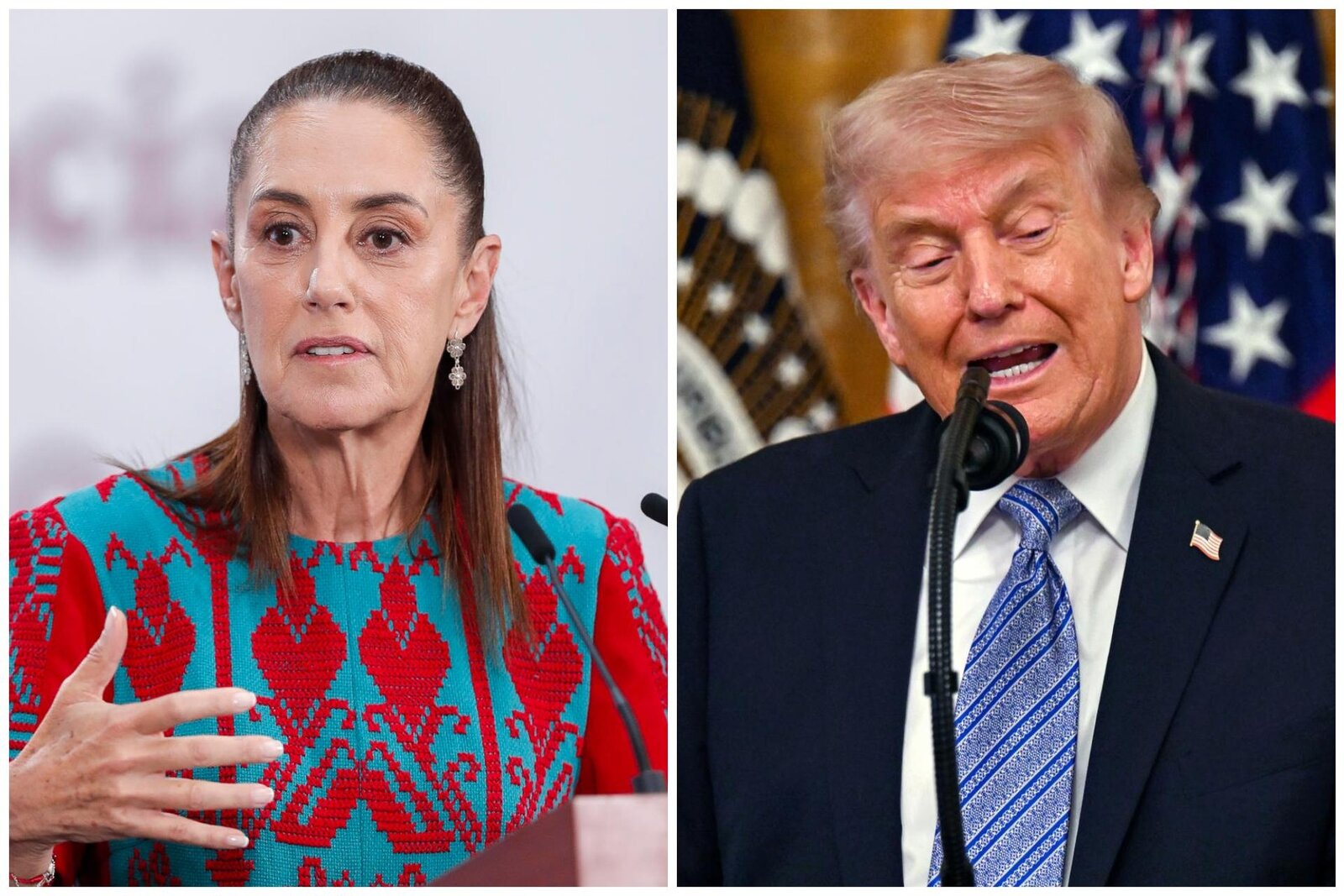 Sheinbaum responde a Trump tras amenaza de intervención contra cárteles en México