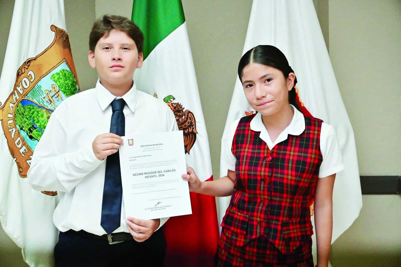 Ian Alejandro es Alcalde del Cabildo Infantil de San Buena