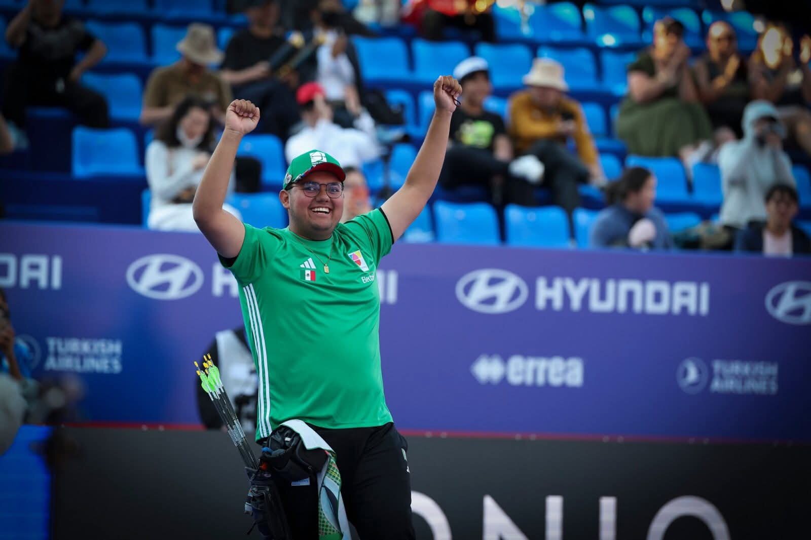Sebastián García es campeón de la Copa del Mundo de Tiro con Arco, en China
