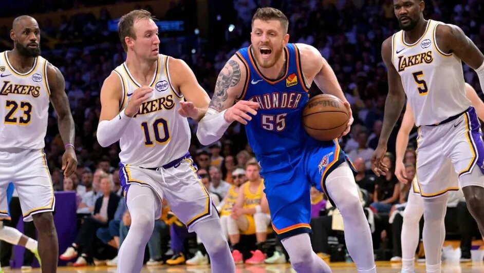 Thunder arrolla en segunda mitad y deja a Lakers al borde de la eliminación