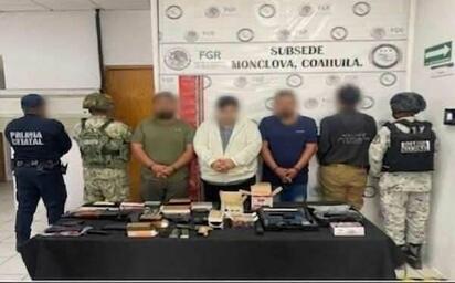 Aseguran armas y detienen a tres en Aura