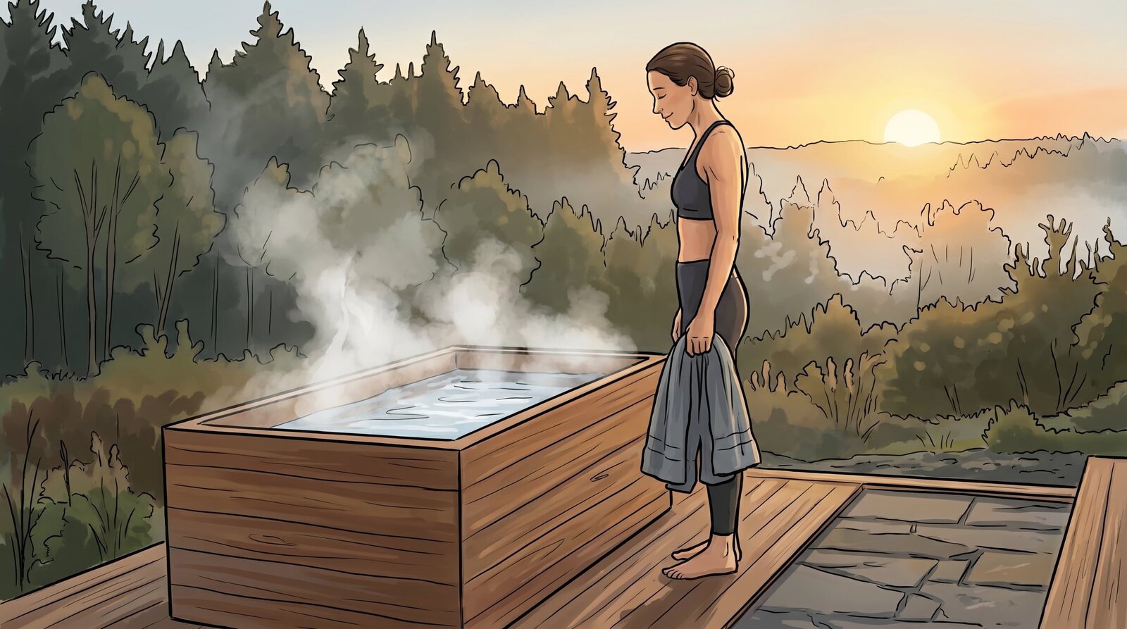 Nadar en agua fría podría aliviar los síntomas de la perimenopausia