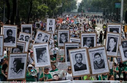 CIDH señala crisis de derechos humanos en México por desapariciones