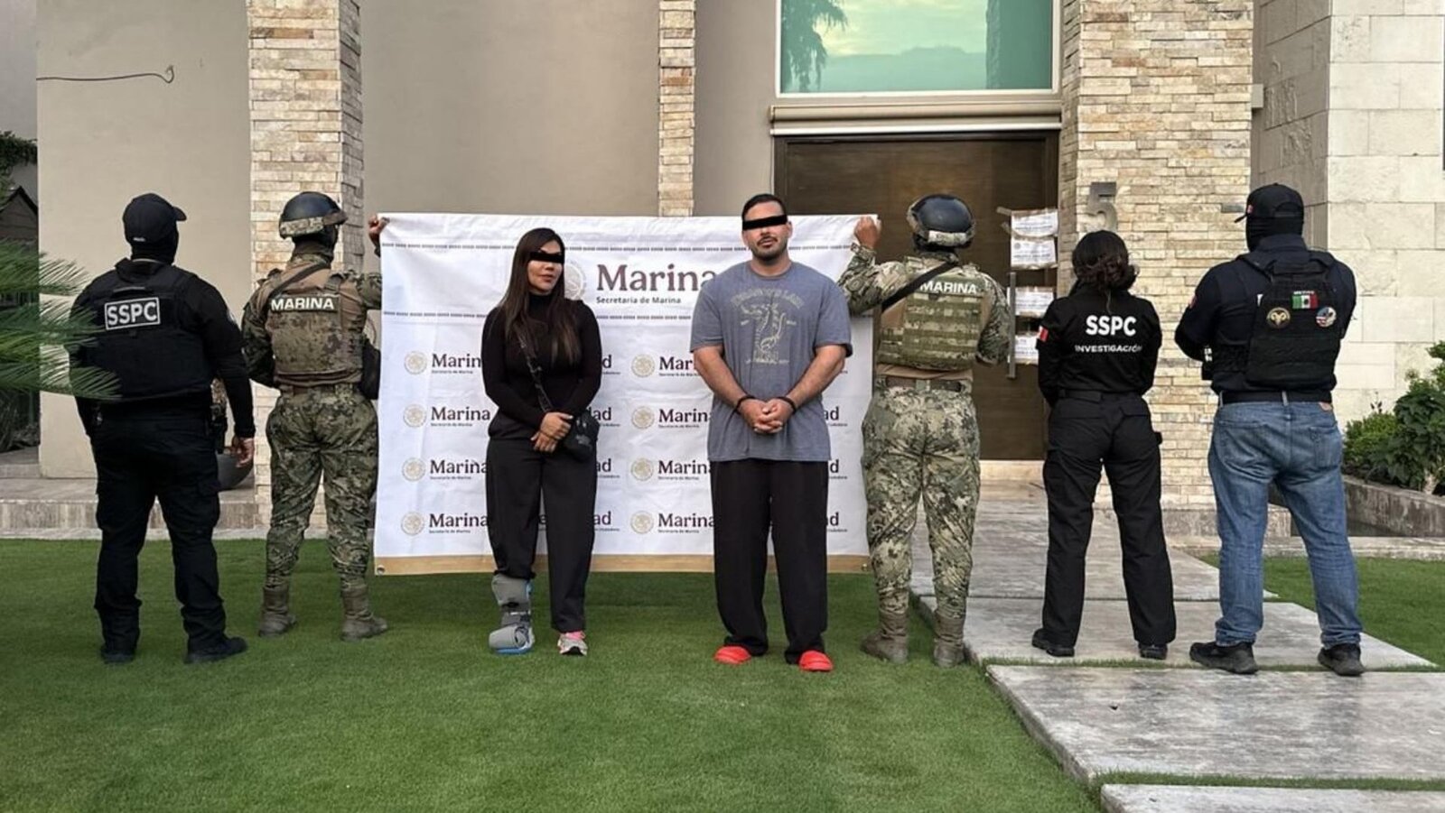 Resultados del operativo en casa de presunto líder criminal en Nuevo León