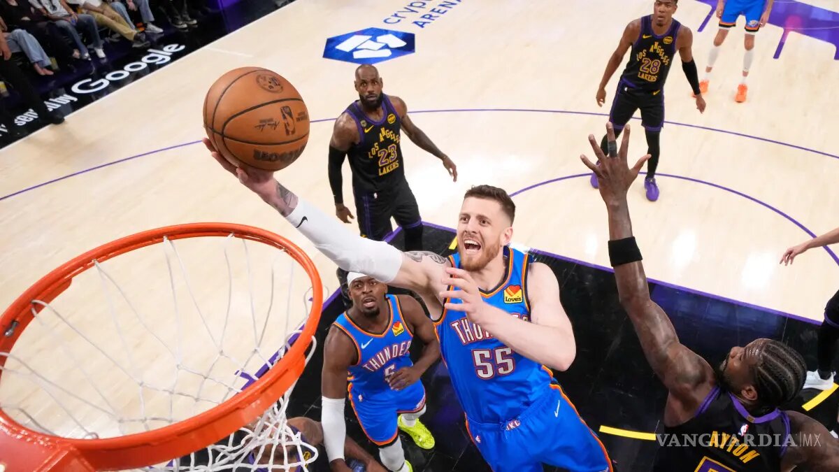 Thunder de Oklahoma City barre a Lakers en playoffs NBA