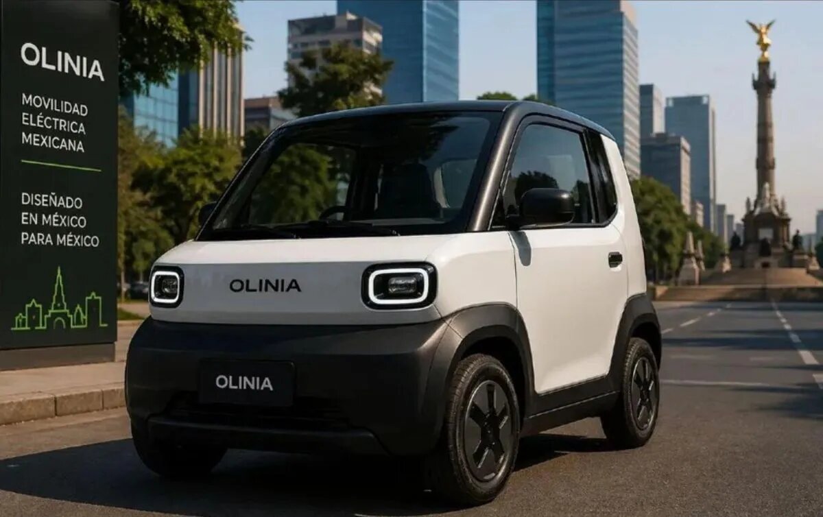 Olinia, auto eléctrico mexicano, se presentará en Mundial 2026