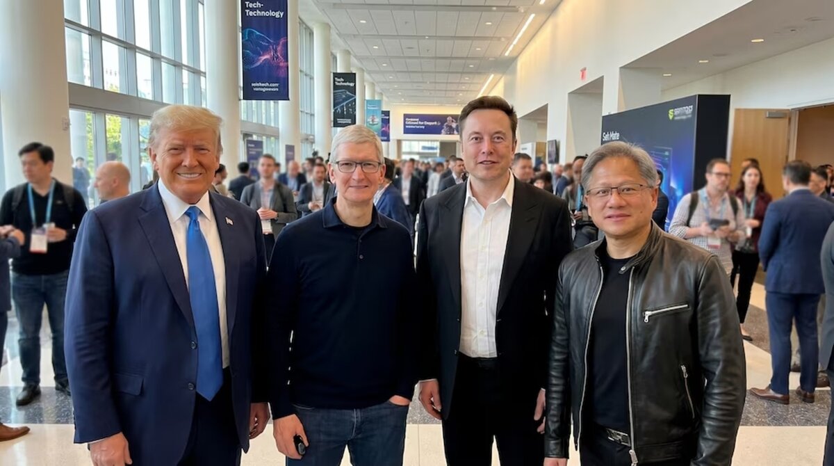 Los empresarios tecnológicos que viajaron con Trump a China