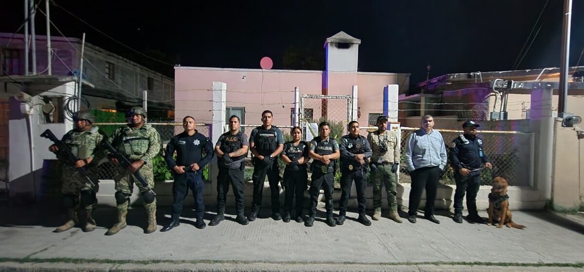 Cateo en Allende deja cinco detenidos y desmantelan presunto punto de venta de droga