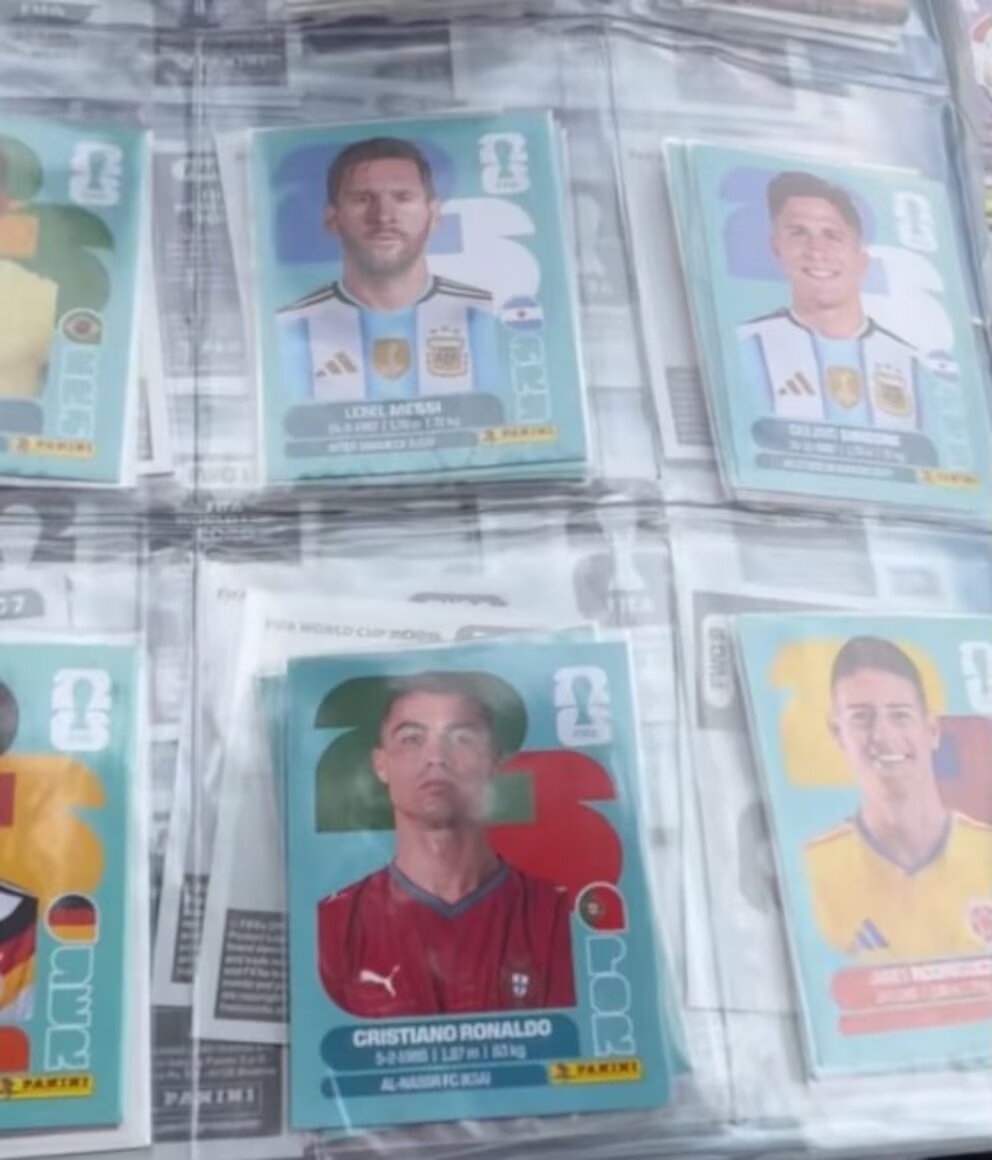 Estampas de Messi y CR7 alcanzan hasta $2 mil