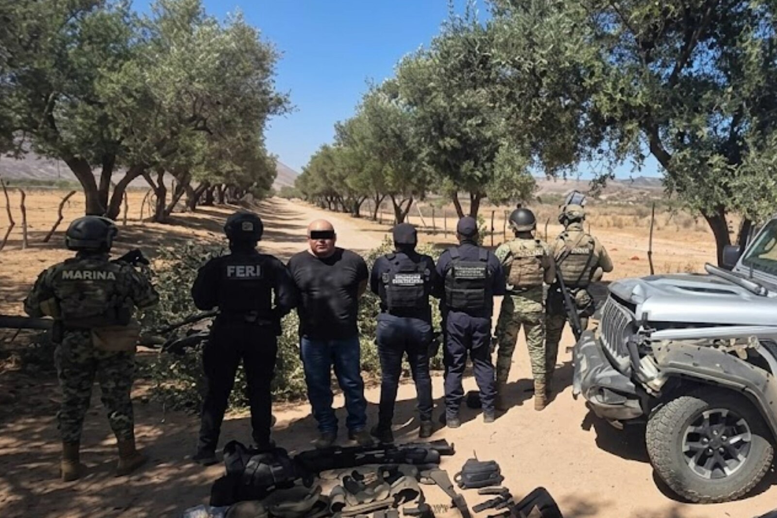Capturan a presunto jefe regional del CJNG en Tecate, Baja California