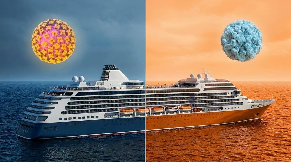 Norovirus vs hantavirus: diferencias clave tras alerta sanitaria en crucero de Francia