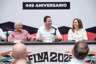 Presenta Javier Díaz González el “Festival Mundial FINA 2026”
