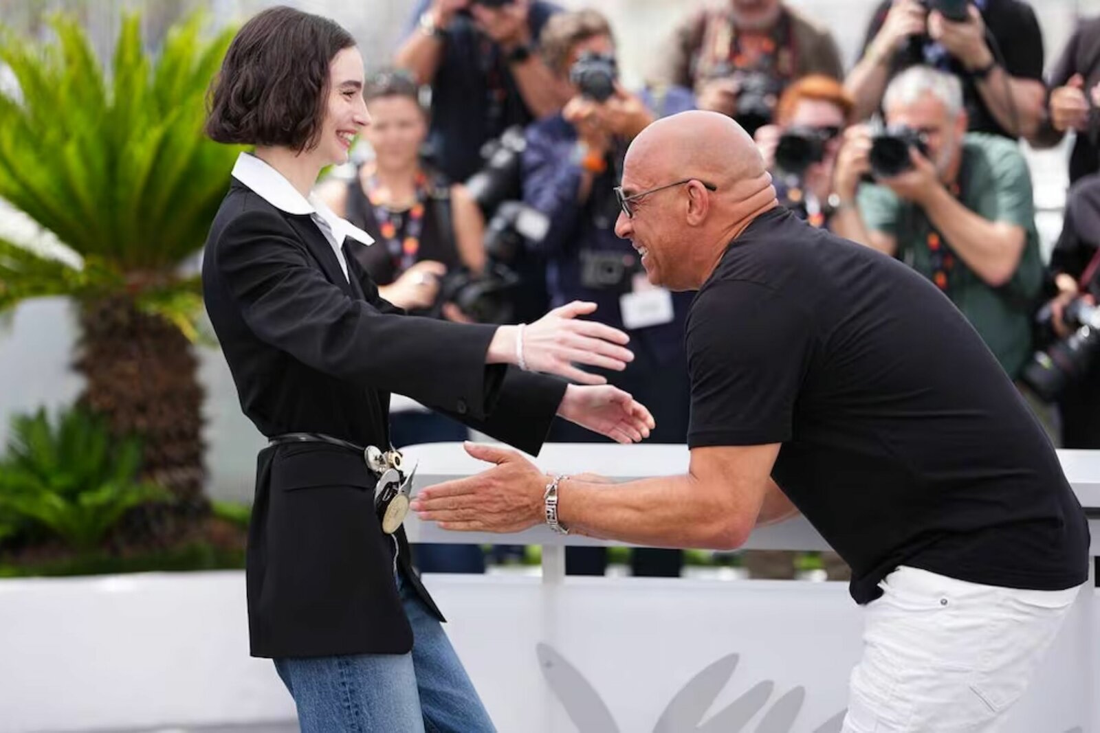 El emotivo encuentro entre Vin Diesel y la hija de Paul Walker en Cannes