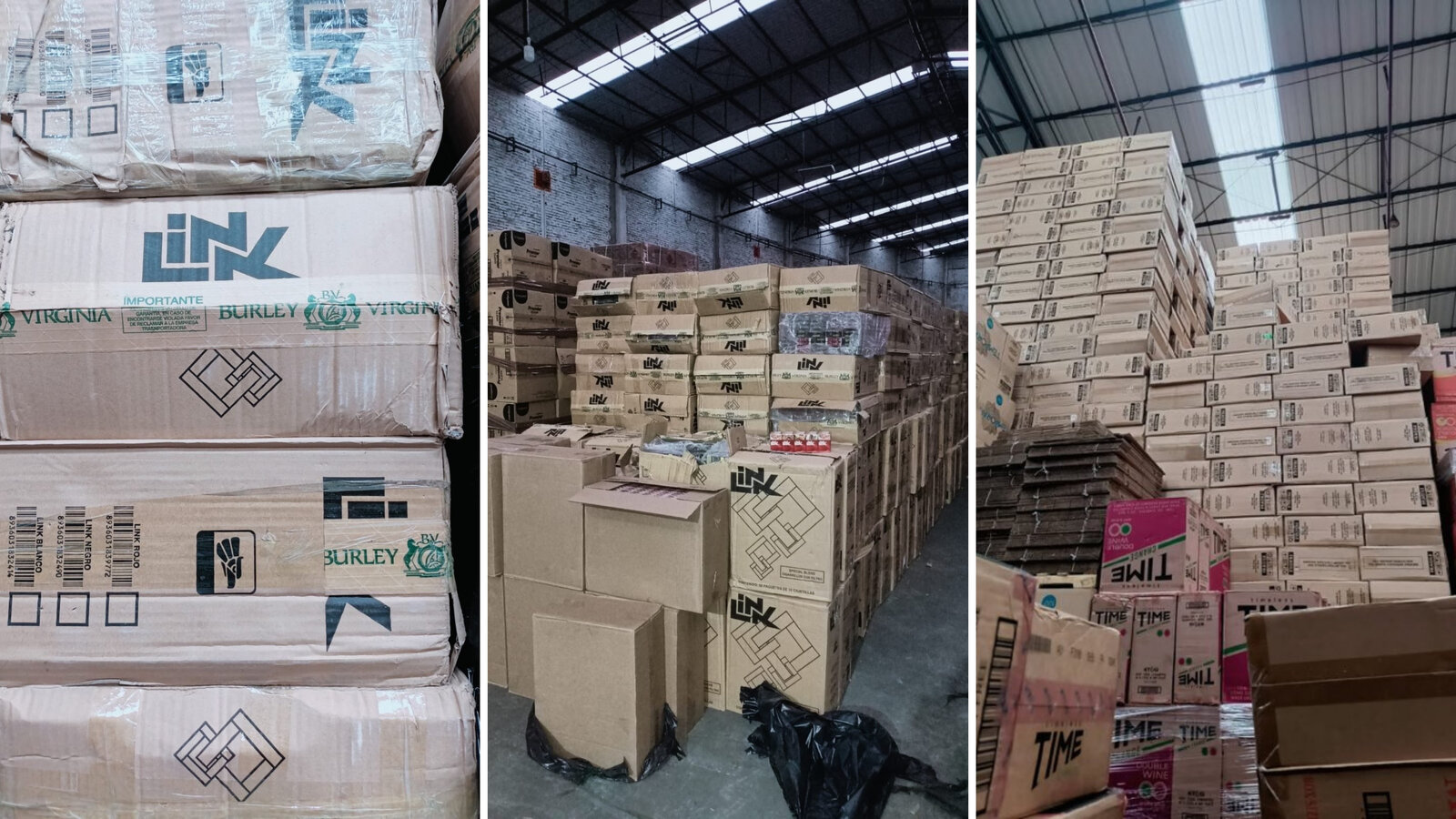 Hallan cargamento récord de cigarros ilegales en México