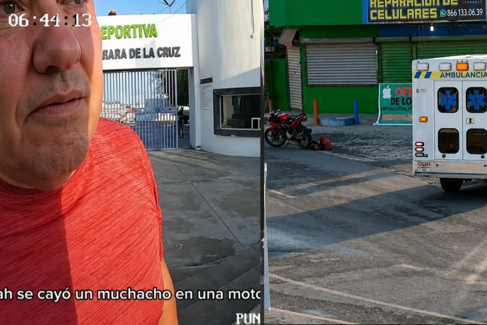 Botón de pánico agiliza atención a motociclista lesionado en Monclova