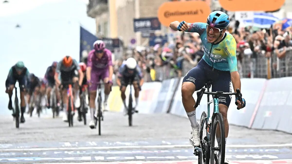 Ballerini gana sexta etapa del Giro de Italia