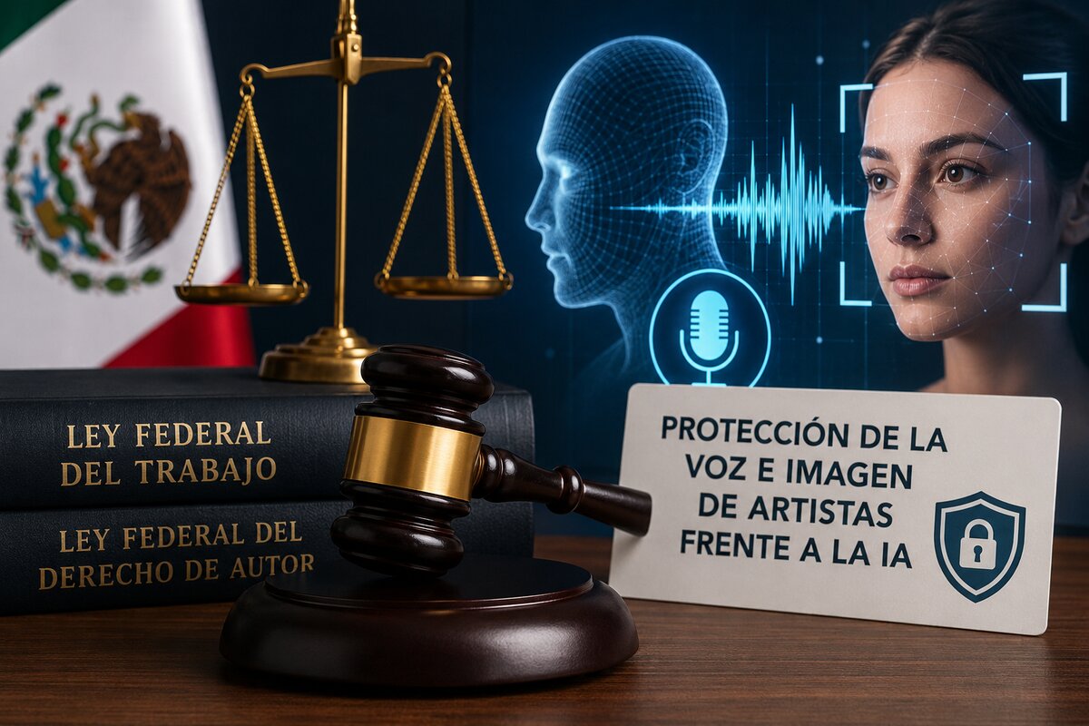 México endurece reglas contra clonación de voz e imagen con IA en artistas