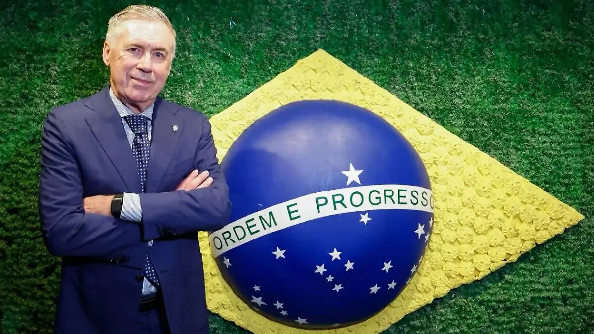 Ancelotti renueva con Brasil hasta 2030