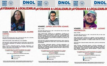 Reportan desaparición de empleados financieros veracruzanos en Oaxaca