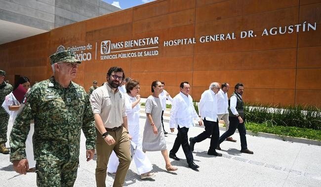 Sheinbaum inaugura en Mérida el Hospital O’Horán, el "más grande de Centroamérica"