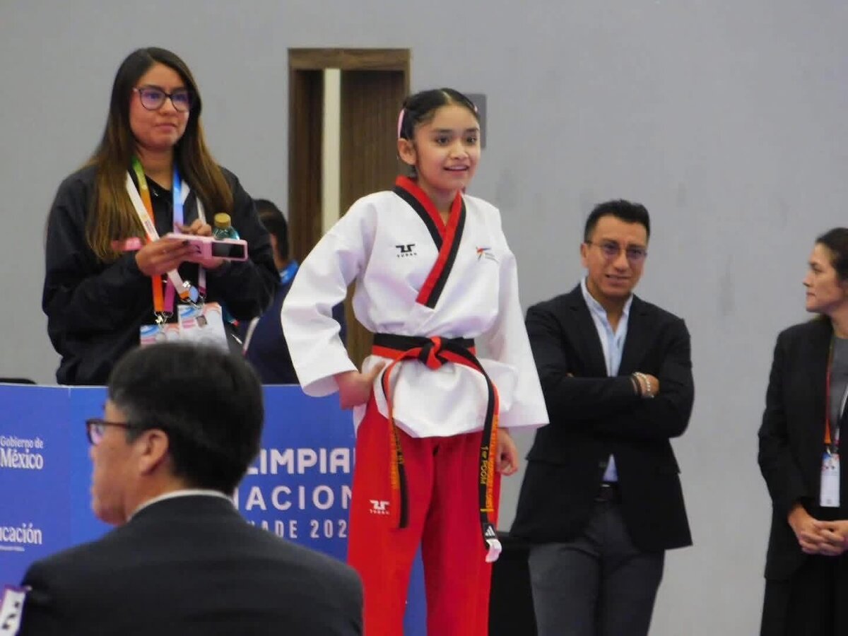 Emma Rodríguez, de San Buena, brilla en la Olimpiada Nacional