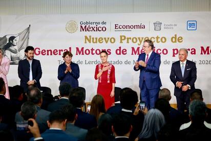 General Motors México presenta proyecto estratégico en evento encabezado por Sheinbaum