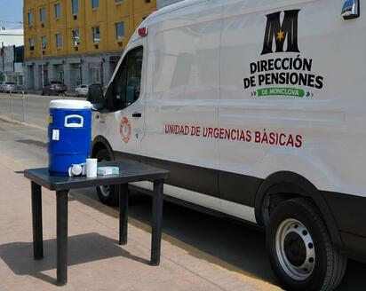 Instalan puntos de hidratación en Monclova ante intensa ola de calor
