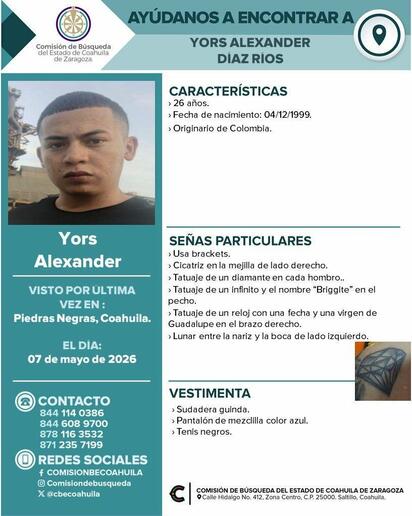 Avanzan investigaciones tras identificar a colombiano hallado en el río Bravo