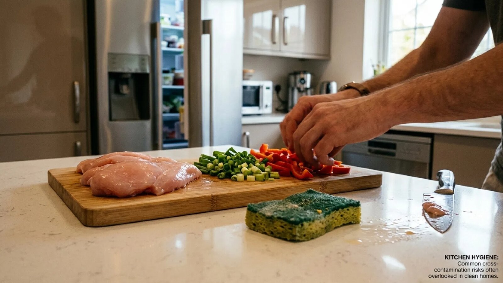 Hábitos en la cocina que podrían favorecer bacterias