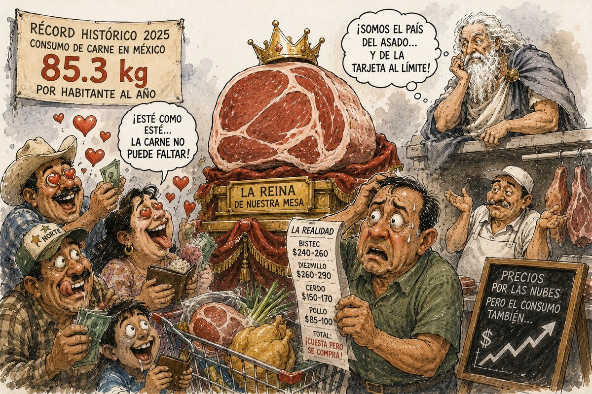 Caricatura Editorial... “La carnita antes que nada”