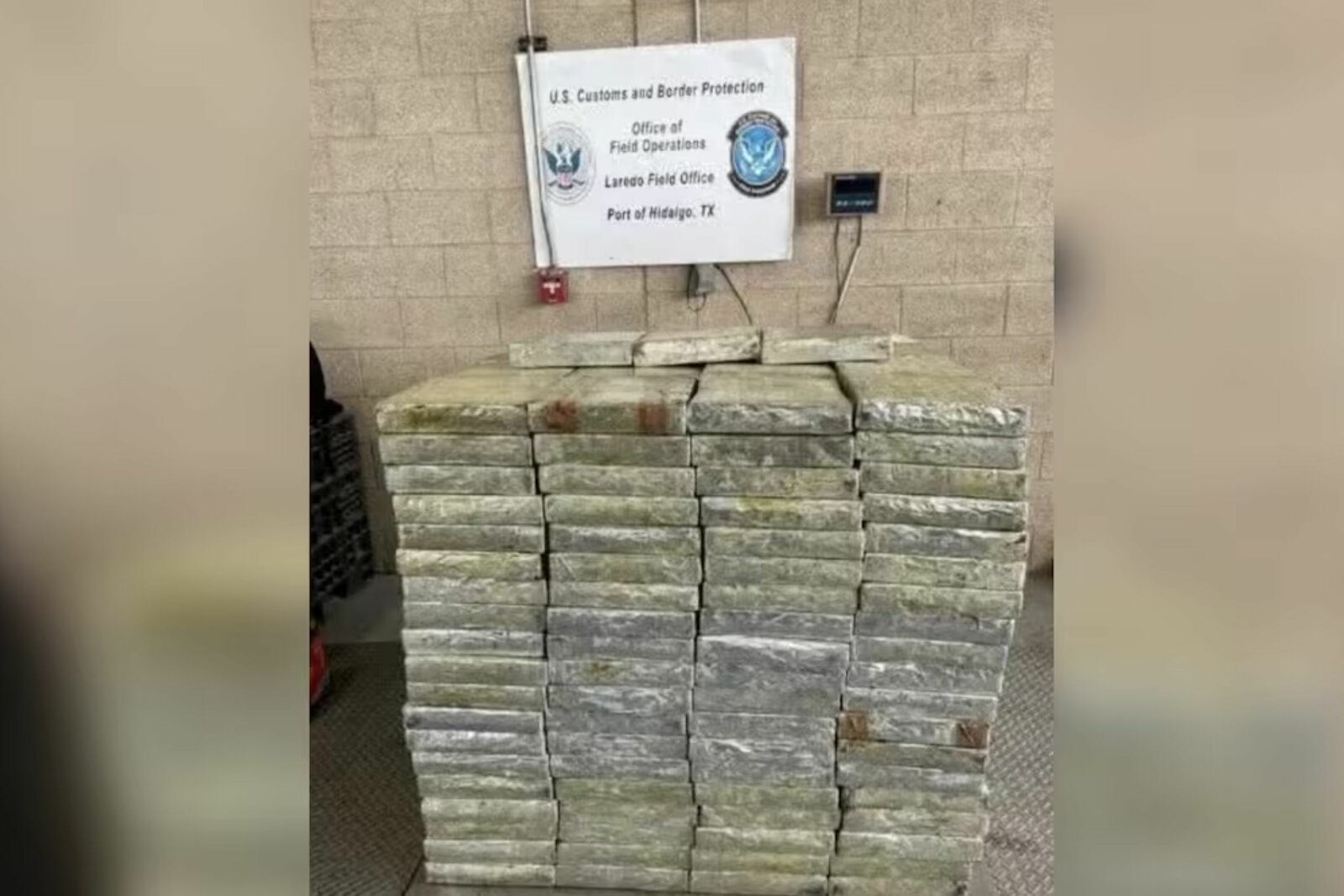CBP asegura cargamento de metanfetamina oculto entre lechugas en Reynosa-Pharr