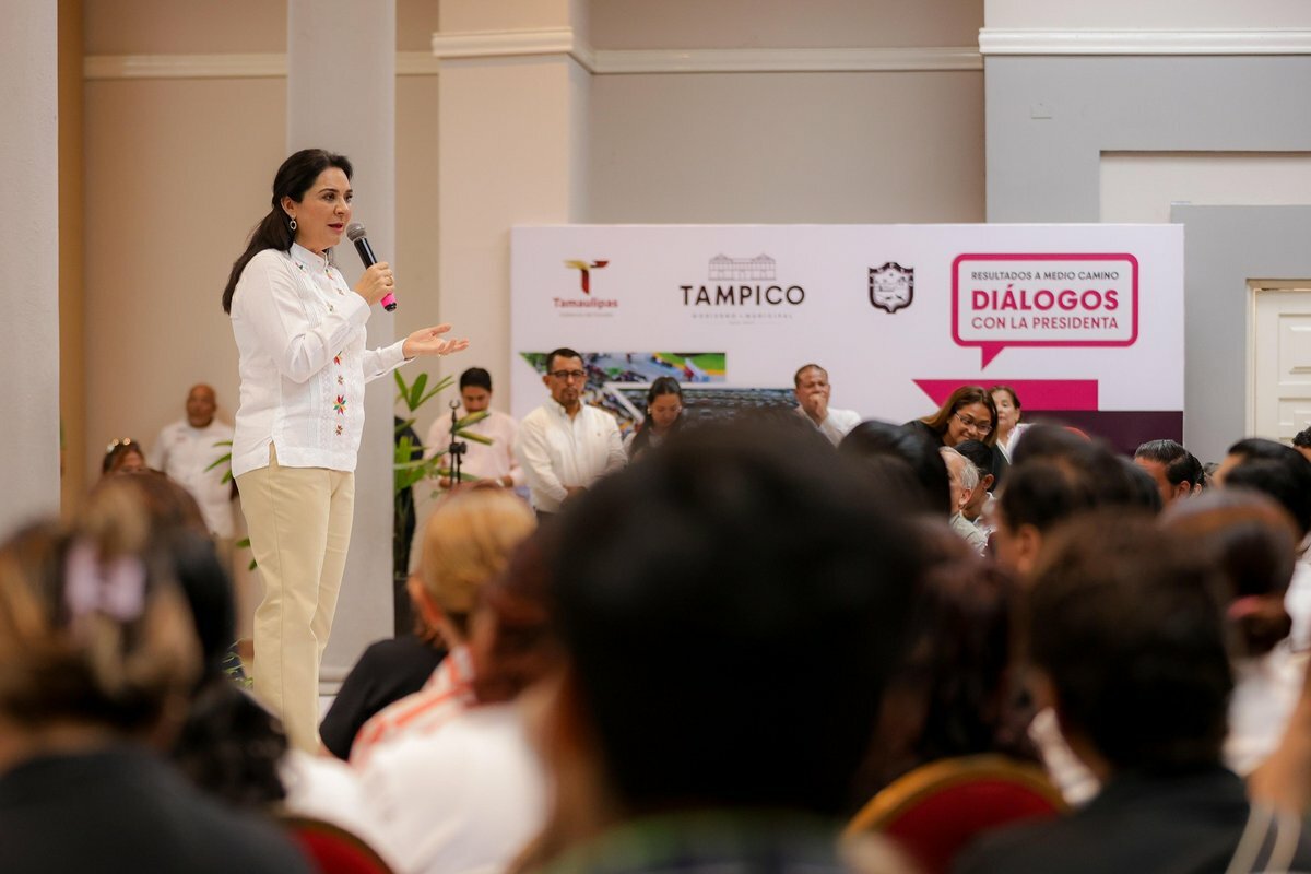 Alcaldesa de Tampico defiende resultados pese a rezagos urbanos