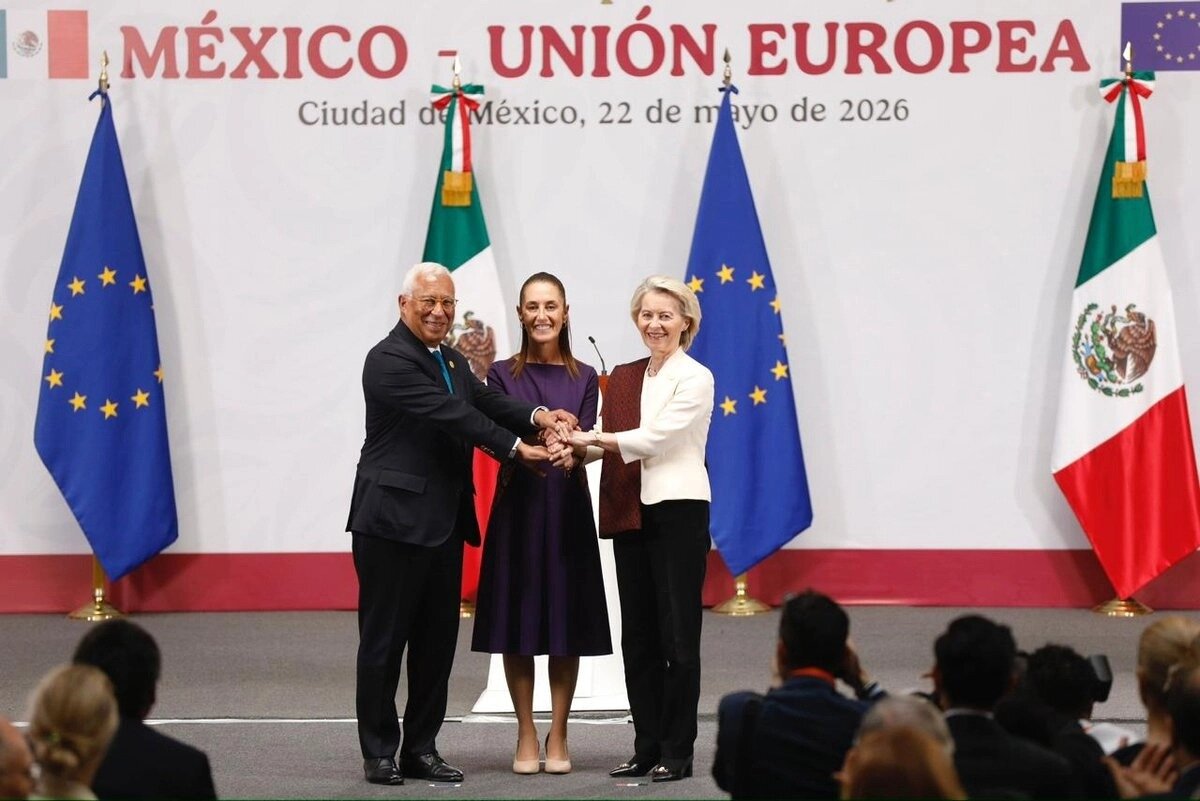 Sheinbaum afirma que acuerdo con la Unión Europea no interfiere con el T-MEC