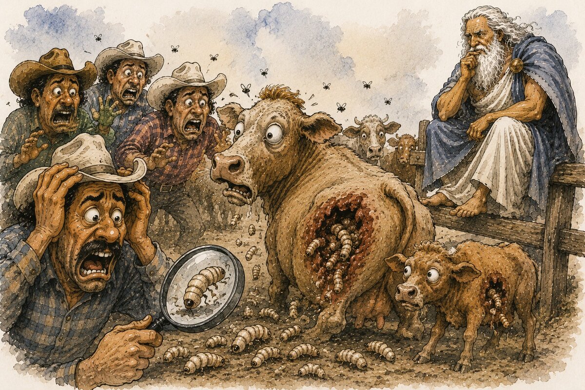 Caricatura editorial - La plaga se extiende