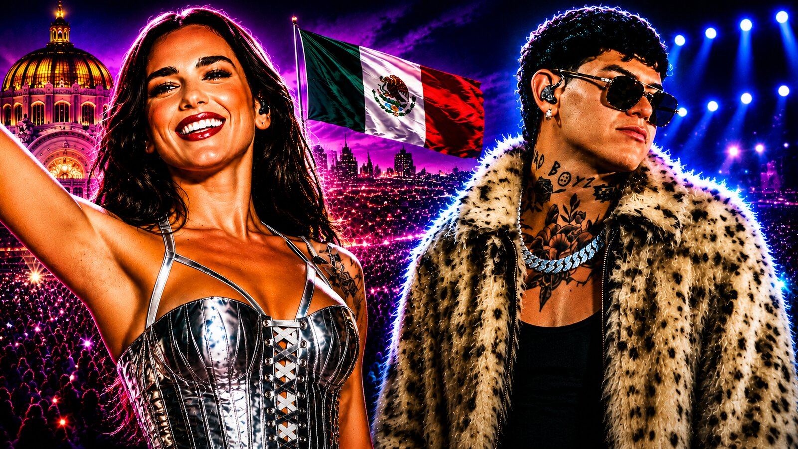 Dua Lipa sorprende con Maná y Junior H responde a críticas