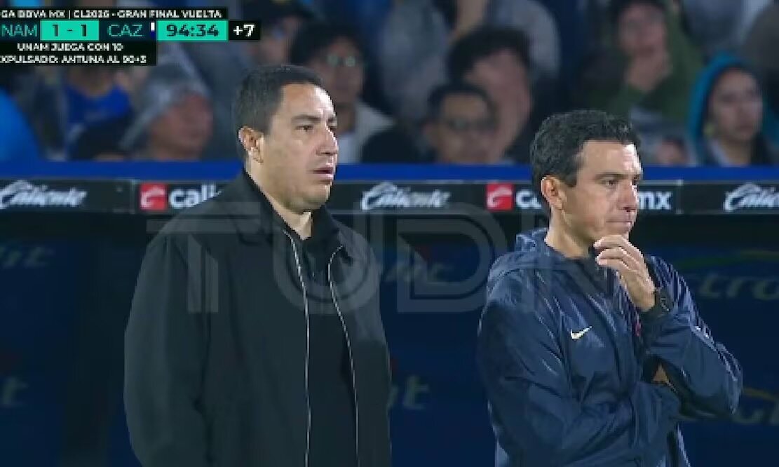 Efraín Juárez reacciona al gol de Rotondi que le dio el título