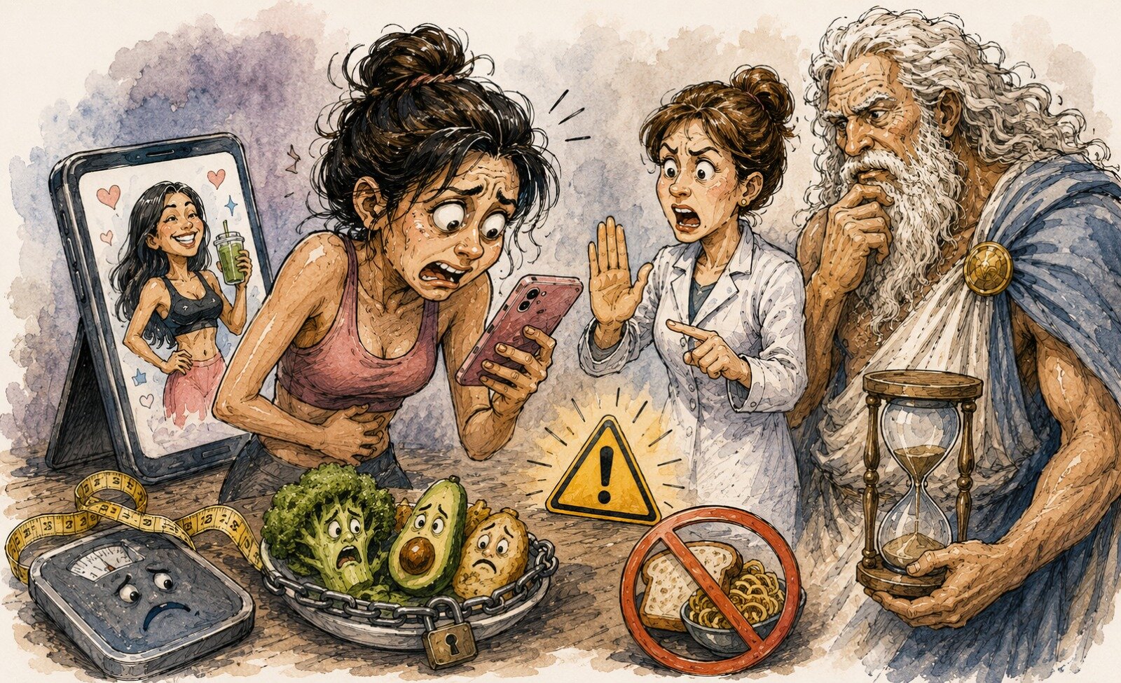 Caricatura Editorial... “La dieta milagro… al desastre”