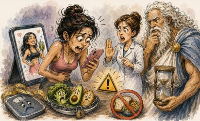 Cronos - Caricatura Editorial... “La dieta milagro… al desastre”