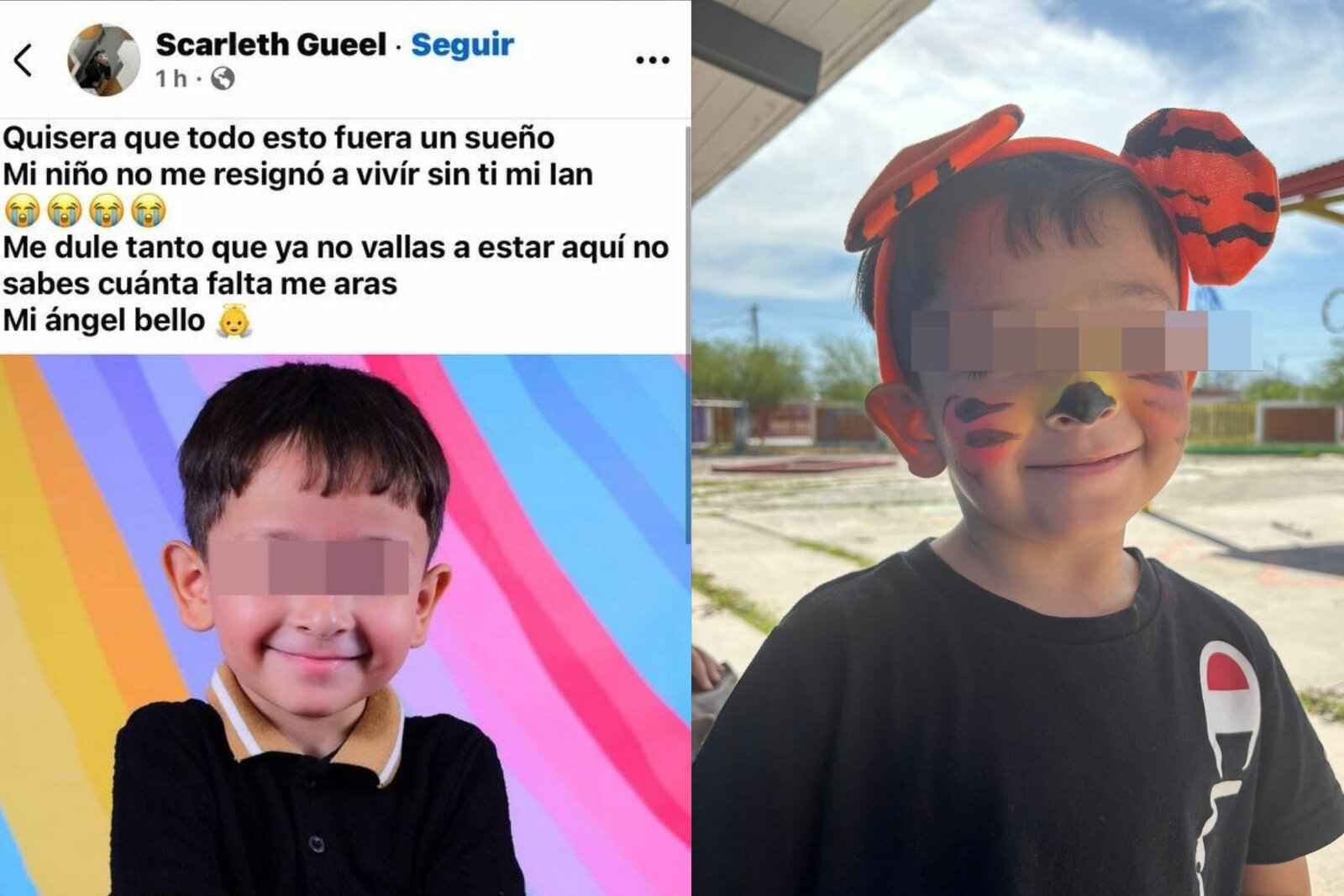 “Mi ángel bello”: madre despide a pequeño Ian