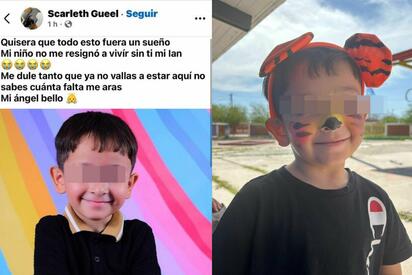 “Mi ángel bello”: madre despide a pequeño Ian