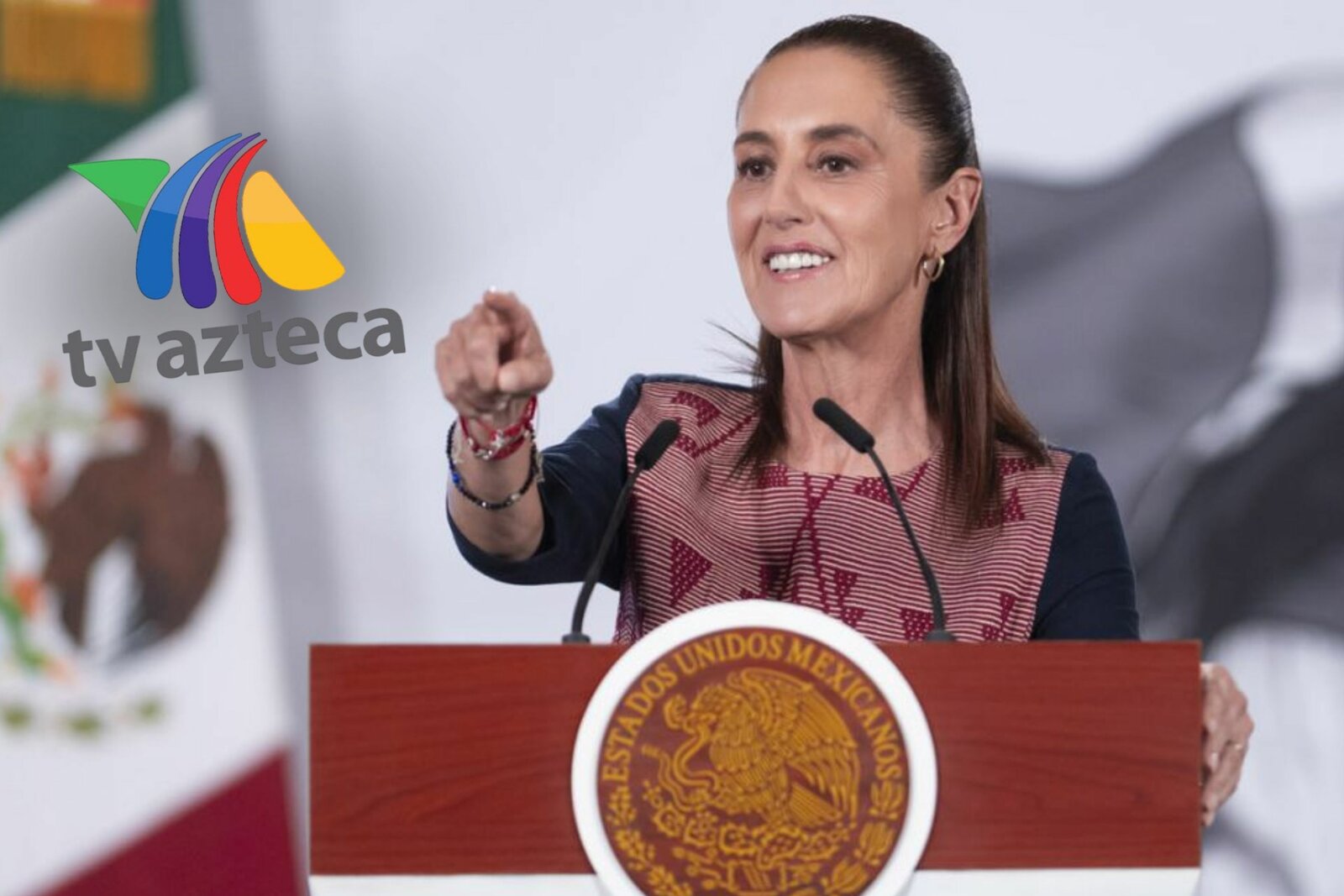 Sheinbaum pide no ver TV Azteca y acusa ofensiva mediática contra su gobierno