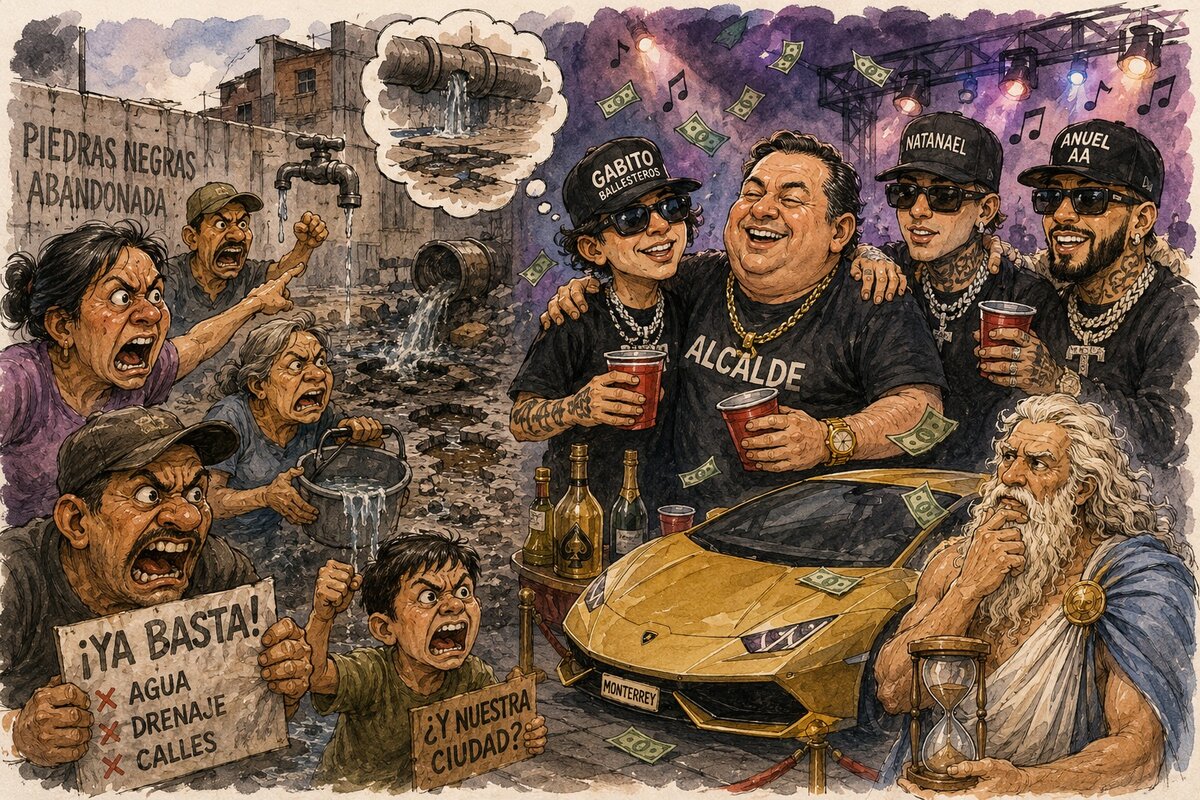 Caricatura editorial... “El alcalde del espectáculo”