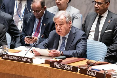 Guterres alerta sobre erosión del Derecho Internacional en la ONU