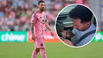 Messi sorprende a fan y firma figurita del Mundial 2006