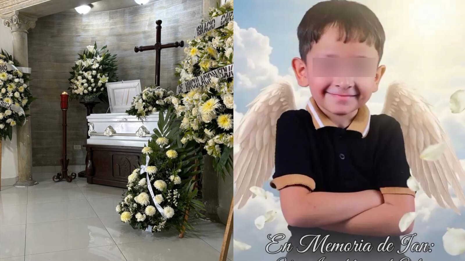 Despiden entre lágrimas al pequeño Ian Gael