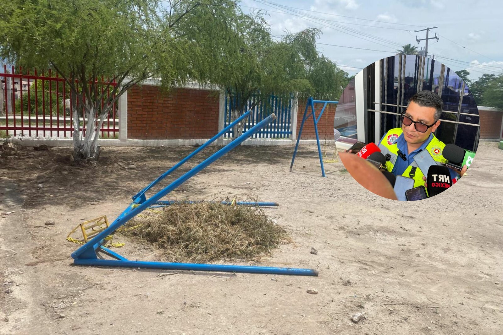 Protección Civil Municipal deslinda revisión de juegos en escuelas tras tragedia en kínder de Monclova